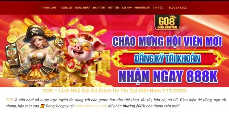 Lưu ý chỉ truy cập link Vào GO8 Chính thức duy nhất - pecorino.info